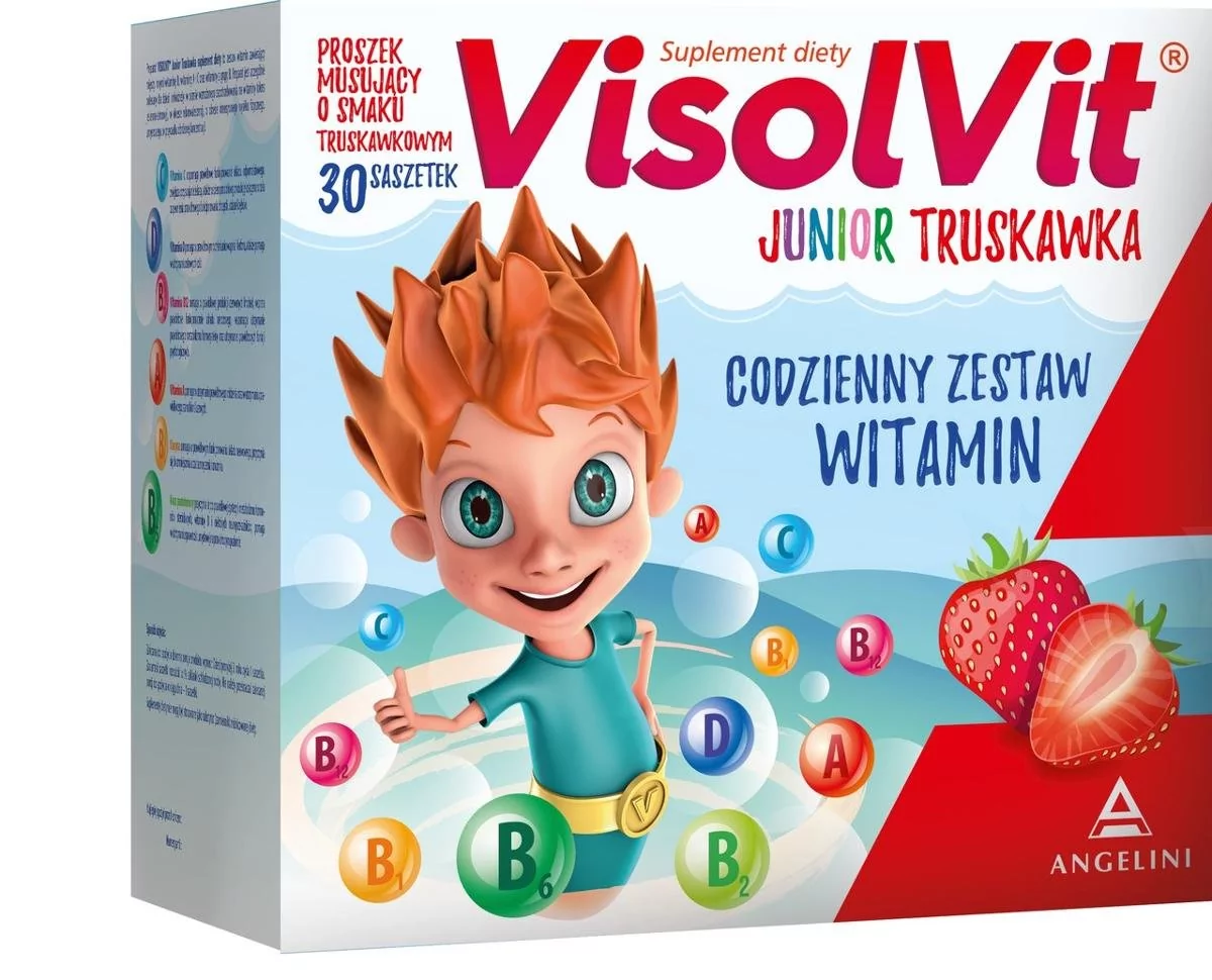 Visolvit Junior Truskawka 30 sasz.