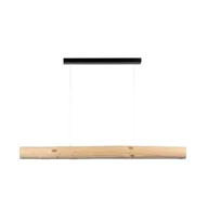 Lampy sufitowe - Spotlight Lucas LED lampa wisząca 1-punktowa sosna naturalna/czarny 69660104 69660104 - miniaturka - grafika 1