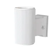 Lampy ogrodowe - Kinkiet zewnętrzny RANDO biały transparentny 1xE27x60W wym: 16x16x16 cm IP54 Maytoni - miniaturka - grafika 1