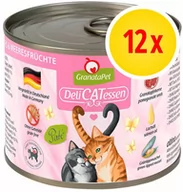 Mokra karma dla kotów - Zestaw GranataPet DeliCatessen, 12 x 200 g - Łosoś z indykiem - miniaturka - grafika 1