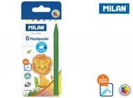 Przybory szkolne - Kredki świecowe Plastipastel 6 kolorów MILAN - miniaturka - grafika 1