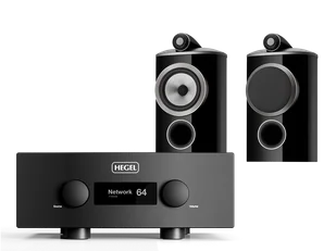 Hegel H600 (czarny) + 805 D4 (czarny) - Zestawy stereo - miniaturka - grafika 1