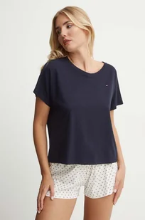 Tommy Hilfiger piżama damska kolor granatowy UW0UW05425 - Piżamy damskie - miniaturka - grafika 1