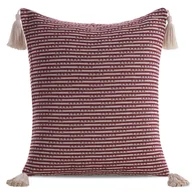 Poszewki na poduszki - Poszewka 45 x 45 Dekoracyjna Boho6 Bordowy - miniaturka - grafika 1