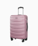 Walizki - PUCCINI Średnia walizka z poliwęglanu różowa - miniaturka - grafika 1