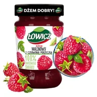 Dżem - Łowicz Dżem malinowy z czerwoną porzeczką o obniżonej zawartości cukrów 280 g - miniaturka - grafika 1