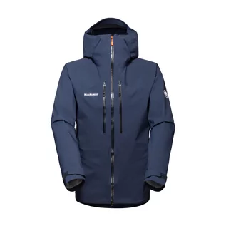 Kurtki męskie - Męska kurtka przeciwdeszczowa Mammut Taiss HS Hooded Jacket marine - S - grafika 1