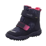 Śniegowce damskie - Superfit Husky Gore-Tex śniegowce z ciepłą podszewką, niebieskie/różowe 8020, 42 EU szerokie, Niebieski różowy 8020, 42 EU Weit - miniaturka - grafika 1