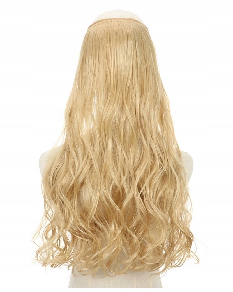 Włosy Syntetyczne na Żyłce Gumce Flip In Treska Bez Spinek jak Naturalne 45