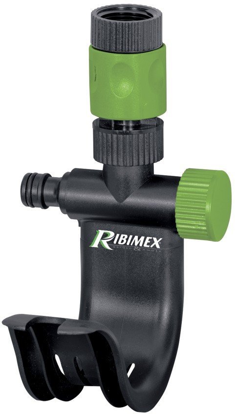 Uchywt na wąż ogrodowy RIBIMEX z rozdzielaczem wody Ø 20 x 27 mm 3/4