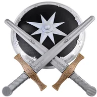 Zabawki militarne - Zestaw Dla Rycerza Miecze Tarcza Ochronna - miniaturka - grafika 1
