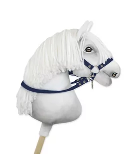 Wodze dla konia Hobby Horse – granatowe - Maskotki i pluszaki - miniaturka - grafika 1