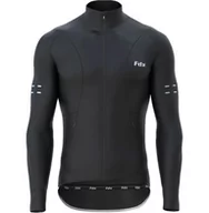 Bluzy na rower - Męska Bluza Rowerowa Fdx Men'S Arch Thermal Roubaix L.S Jersey | Black - Rozmiar M - miniaturka - grafika 1