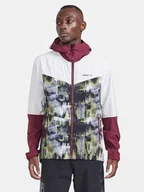 Kurtki i kamizelki sportowe męskie - Craft Kurtka funkcyjna "ADV Offroad Hydro" w kolorze ciemnoczerwono-białym ze wzorem - miniaturka - grafika 1