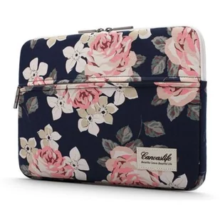 CANVASLIFE Etui CANVASLIFE CANVASLIFE SLEEVE LAPTOP 13-14 NAVY ROSE 795787711200 - Torby na laptopy - miniaturka - grafika 1
