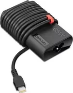 Zasilacze do laptopów - Zasilacz do laptopa Lenovo Zasilacz do notebooka Lenovo Slim USB-C 65W czarny - miniaturka - grafika 1