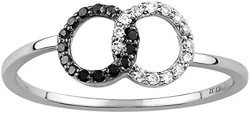 Vittoria Jewels Pierścionek DIAMENTY 0,17 ct ZŁOTO 375 r.14 BAFI01018