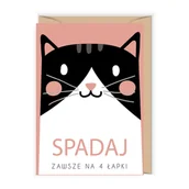 Kartki okolicznościowe i zaproszenia - Spadaj zawsze na cztery łapy - miniaturka - grafika 1