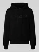 Bluzy męskie - Bluza z kapturem i detalem z logo - miniaturka - grafika 1