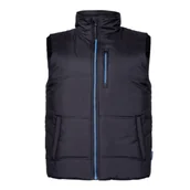 Odzież robocza - Bezrękawnik ocieplany czarno-niebieski M - miniaturka - grafika 1