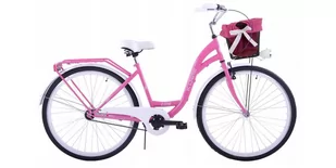 KOZBIKE (K4) 28 S1 różowo-biały K4-S1CZ - Rowery - miniaturka - grafika 2