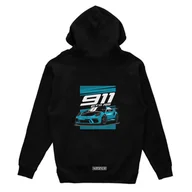 Odzież do sportów motorowych - Czarna bluza z kapturem Porsche 911 GT3 RS-L - miniaturka - grafika 1