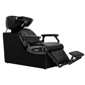 Myjki fryzjerskie - Myjnia myjka fryzjerska barberska Valentino do salonu fryzjerskiego barberskiego ruchoma ceramiczna misa armatura bateria słuchawka - miniaturka - grafika 1