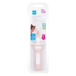 MAM Baby´s Brush Massaging Brush 3m+ Pink Szczoteczka do zębów dla dzieci 1 szt - Szczoteczki do zębów - miniaturka - grafika 1