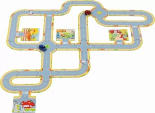 Tor podłogowy puzzle z pojazdami Goki - Puzzle - miniaturka - grafika 1