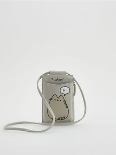 Reserved - Portfel Pusheen - jasnoszary - Portfele - miniaturka - grafika 1