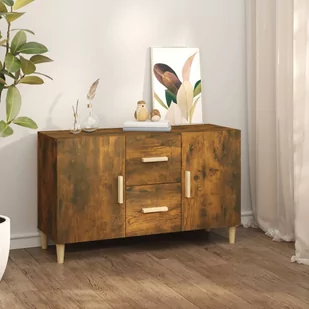 Lumarko Komoda, przydymiony dąb, 100x36x60 cm, materiał drewnopochodny - Komody - miniaturka - grafika 1