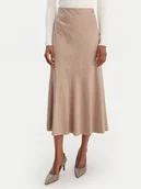 Spódnice - Guess Spódnica midi W6RD15 WJ472 Beżowy Regular Fit - miniaturka - grafika 1