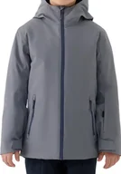 Kurtki narciarskie - Kurtka narciarska dla chłopca 4F M0820 szara 4FJWAW25TTJAM0820 23S 140cm - miniaturka - grafika 1