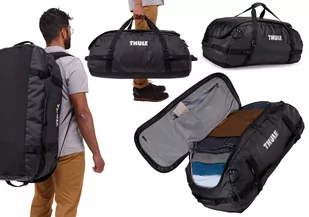 Torba podróżna turystyczna Plecak THULE CHASM Duffel Black 90L - Plecaki - miniaturka - grafika 1