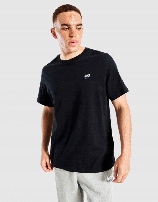 Koszulka męska sportowa Nike Sportswear Club T-shirt czarna FD1184-014 r L