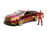 Samochody i pojazdy dla dzieci - JADA AVENGERS 2016 CHEVROLET CAMARO + FIGURKA IRON MAN 1:24 253225003 - miniaturka - grafika 1