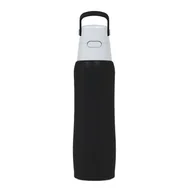 Butelki filtrujące - Butelka filtrująca Dafi SOLID Steel 800ml czarna - miniaturka - grafika 1