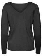 Swetry damskie - Vero Moda Sweter w kolorze antracytowym - miniaturka - grafika 1