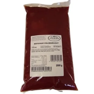 Ketchup Folwarczny Worek 2Kg Folwark - Ketchup - miniaturka - grafika 1