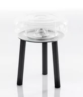 Fotele i krzesła ogrodowe - Floofy Stool Eko Aluminium Frame Transparent - miniaturka - grafika 1