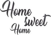 Dekoracje domu - Dekoracja napis na ścianę Home sweet Home - miniaturka - grafika 1