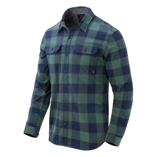 Helikon Koszula GreyMan Shirt Moss Green Checkered r. S