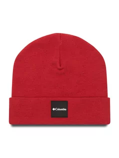 Czapki i chusty sportowe damskie - Columbia Czapka City Trek Graphic Beanie CU0213 Bordowy - grafika 1