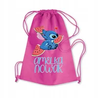 Plecaki worki - Worek Do Przedszkola Na Buty Stich Stitch +IMIĘ 10 - miniaturka - grafika 1