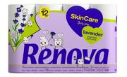 Papier toaletowy - Papier toaletowy Renova Skin Care Lavender 12szt - miniaturka - grafika 1