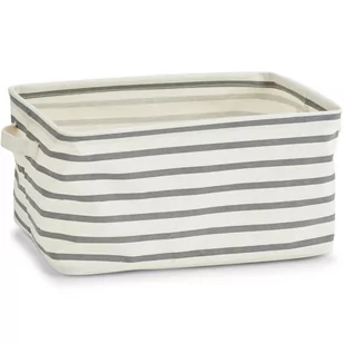 Zeller Koszyk do przechowywania STRIPES "L" kolor szary B07DVZ435L - Pudła i pojemniki do przechowywania - miniaturka - grafika 1