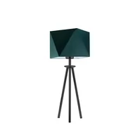 Lampy stojące - Lampka nocna LYSNE Soveto, 60 W, E27, zieleń butelkowa/czarna, 50x23 cm - miniaturka - grafika 1