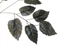 Sztuczne kwiaty - CZARNE LIŚCIE GAŁĄZKA do stroik bukiet duże dodatek wiązanki ŚWIĘTA flakonu - miniaturka - grafika 1