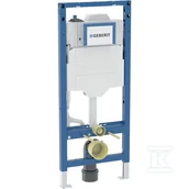 Stelaże i zestawy podtynkowe do WC - Stelaż podtynkowy Geberit Duofix do wiszących misek WC, 120 cm, ze spłuczką podtynkową Sigma 12 cm, ze spłukiwaniem higienicznym HS50, jedno - miniaturka - grafika 1