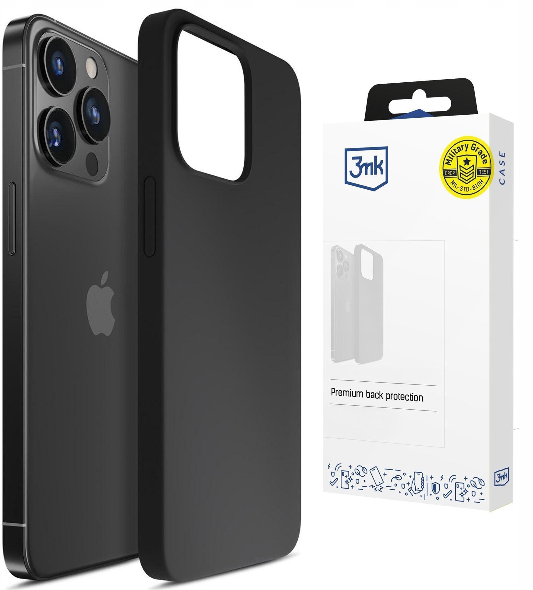3MK Apple iPhone 15 Pro Max - 3mk Hardy Mellow Case Black